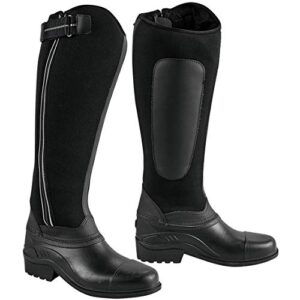 Hochwertiger Thermostiefel für Reiter, warm gefüttert, synthetischer Schaft, stabiles TPR-Fußteil, wasserdicht, kuscheliges Webpelzgefüllt, einfaches An- und Ausziehen