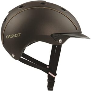 Casco Reithelm MISTRALL-1 braun M (54-58cm) - Top-Ausstattung für Reiter mit reflektierender Biese, praktischer Patentberiemung und effizienter Fresh-Air-Belüftung.