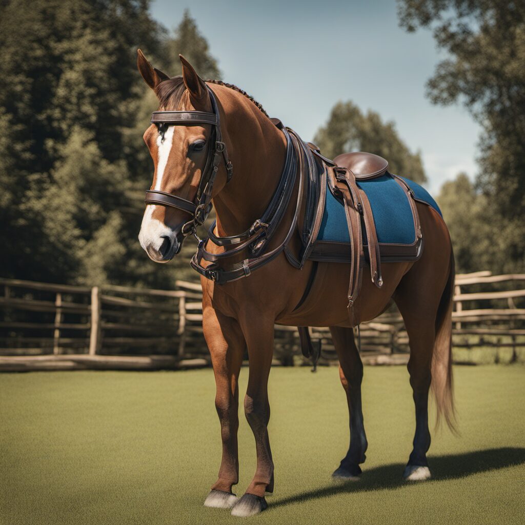 Geschenkidee für Pferdeliebhaber: Gebisslose Trense mit Holzpferd und Pferdetransport