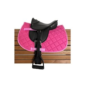 German Riding Sattelset Little Star Sonderedition (schwarz pink) - Ein exklusives Design mit hochwertigen Materialien für einen unvergleichlichen Reit-Erlebnis