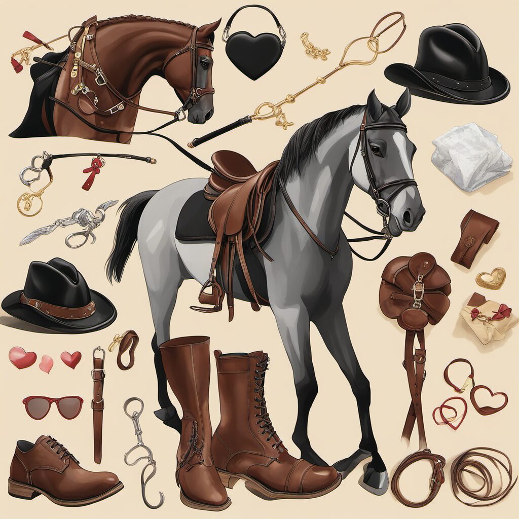 Geschenkideen rund ums Reiten: Zubehör für jeden Anlass - Sporenriemen, Hobby-Horse-Rosetten, Kerbl Sattelhalter und Equimour Glücksbringer Herz