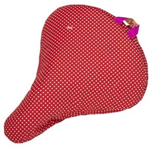 Liix Sattelbezug Polka Dot Rot - Unverzichtbares Accessoire für Reiter mit bequemer Passform und Sicherheitsfunktion