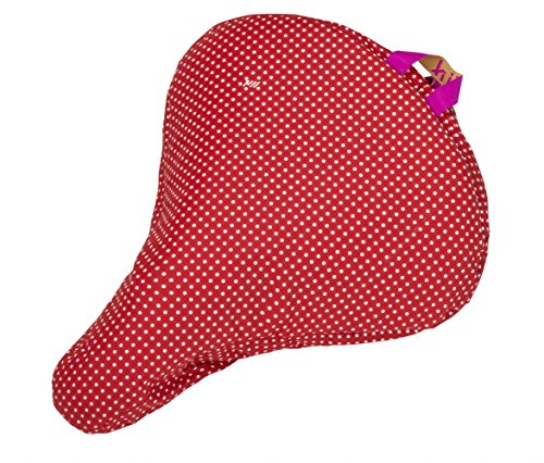 Liix Sattelbezug Polka Dot Rot - Unverzichtbares Accessoire für Reiter mit bequemer Passform und Sicherheitsfunktion