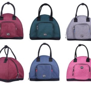 Klassische Reithelmtasche aus hochwertigem 300D-Wasserabweisend-Material mit großem Innenraum für Reiterinnen und Reiter, Blaue Farbe