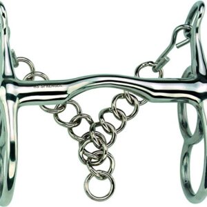 Postkandare aus hochwertigem Edelstahl, rostfrei und widerstandsfähig, ideal für Reiter und Fahrer zum Pferdemaul