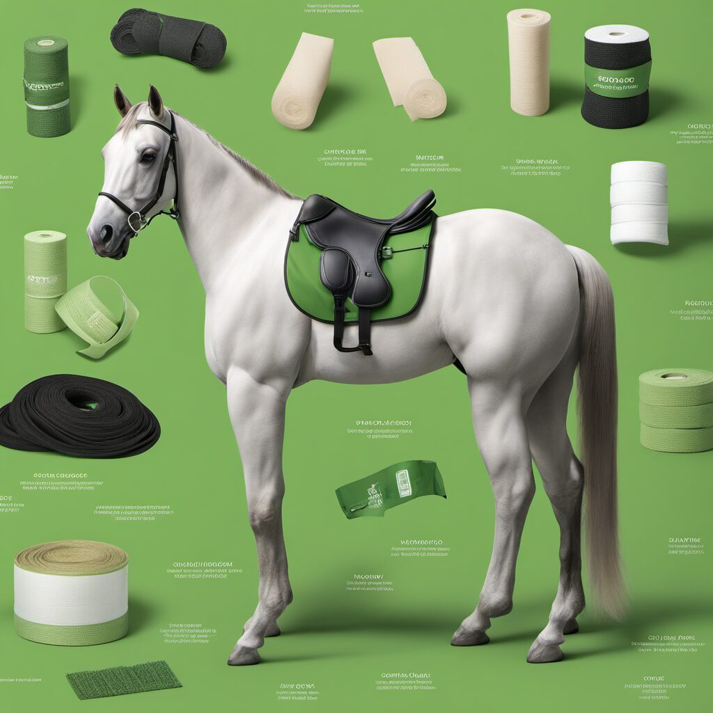 Reitergeschenke: Bandagen und Fixierbänder zum Schutz und Pflegen von Pferden