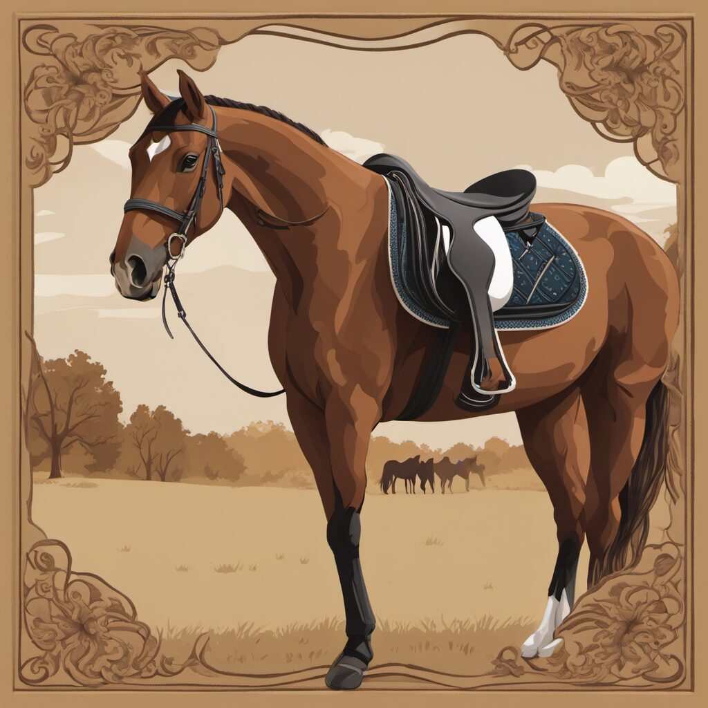 Schabracken für den Pferdeliebhaber, perfektes Symbol der Leidenschaft, einzigartiges Geschenk