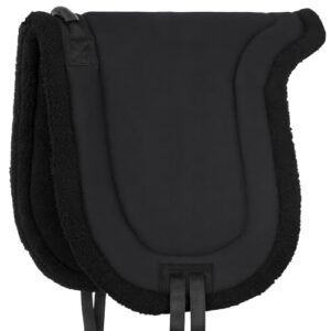 Bareback Reitsattel, Reitpad mit Haltegriff, rutschfeste Oberfläche, bequemes Reiten, Anfänger, Kinder und Freizeit