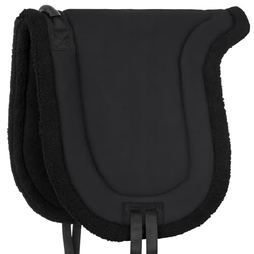 Bareback Reitsattel, Reitpad mit Haltegriff, rutschfeste Oberfläche, bequemes Reiten, Anfänger, Kinder und Freizeit