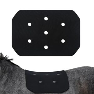 Antirutsch Sattelpad für Pferde, Neopren Schutzunterlage zum Reiten, Anti-Rutsch Pad für Pferderücken