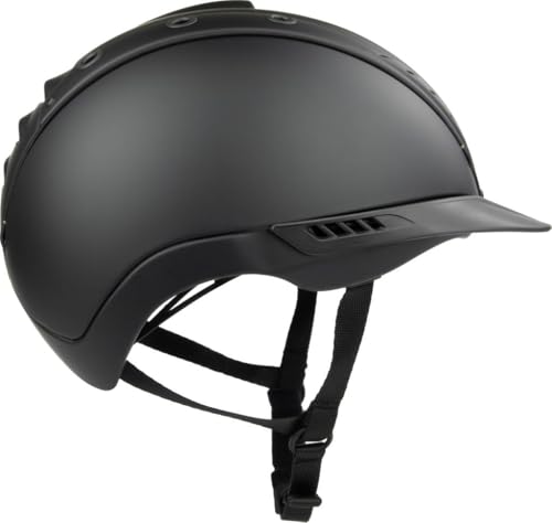 Hochwertiges Reitcasco Casco Mistrall -2 Prime Black, Größe: M, schutzfähig und komfortabel