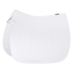 ESKADRON Schabracke aus Baumwolle, Standard-Version, für Dressurtrainings, weiß