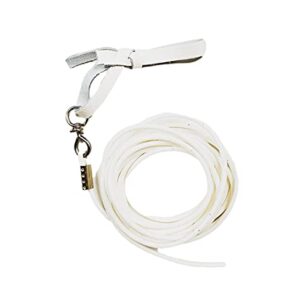 Peitschenschlag für Voltigier und Longieren mit Silikon-Longierriemen und Edelstahl-Wirbel, Made in Deutschland