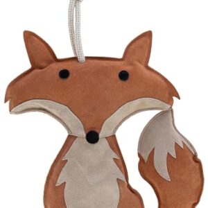Pferdespielzeug, Kerbl KniStar Fuchs, Beruf gegen Langeweile, Kokosfaser-Füllung und Knisterflasche, Robustes Wildleder, flaches Design zum Aufhängen
