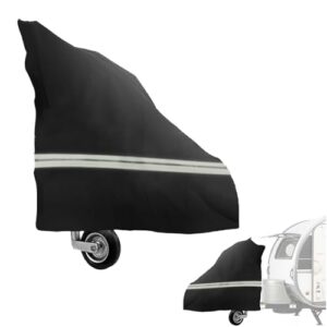 Pferdeanhänger Zubehör - Deichselhaube für Lanze Kupplung, UV- und Wasserbeständig, mit Reflektoren für verbesserte Sichtbarkeit