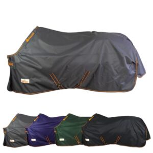 Marengos Winterdecke 1200D Irish Turnout, atmungsaktive und wasserdichte Outdoordecke mit Innenfutter und Kreuzbegurtung für Pferde