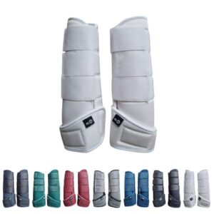 Softoprengamaschen für Pferde - Klettverschlüsse - atmungsaktiv und anatomisch geformt - Beinschutz für Pferde