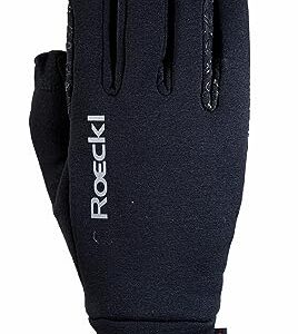 Roeckl Sports Reithandschuh Weldon, praktischer Allrounder für Reitsport und Alltag, Touchscreen-kompatibel, Schwarz 9