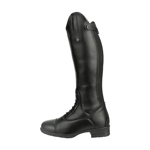 Komfortable Kinder-Reit-Stiefeln mit YKK-Reißverschluss und Lederlook, atmungsaktiv und wasserabweisend für einen hohen Tragekomfort bei Kindern