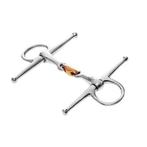 Start Schenkeltrense doppelt gebrochen aus Edelstahl - Pferdegebiss komfortabel & sanft für bessere Kontrolle