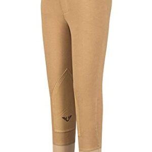 GIRLS Low Rise Schlupfhose, TuffRider Mädchen Starter Reithose 12 Sand, praktische und bequeme Reitkleidung