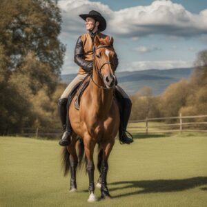 Reiter mit verschiedenen Arten von Chaps, einschließlich Suedwind Chaps, Norton Halbchaps und Tough 1 Premium Glatt Leder Chinks. Perfekt als Geschenkidee für jeden Reiter.