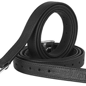 Hochwertiger Steigbügelriemen für Pferde, entwickelt für den Reitsport und die Pferdedrehsportart, aus hochwertigem Gewachstem Kalbsleder gefertigt, sicher und bequem zu tragen.