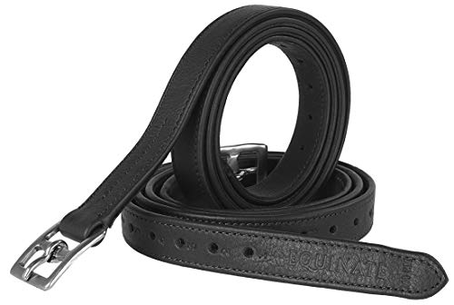 Hochwertiger Steigbügelriemen für Pferde, entwickelt für den Reitsport und die Pferdedrehsportart, aus hochwertigem Gewachstem Kalbsleder gefertigt, sicher und bequem zu tragen.