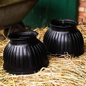 Hochwertige Hufglocken für Pferde - schützen den Huf vor Verletzungen und Abschürfungen beim Reiten, Springen oder Gelände-Reiten