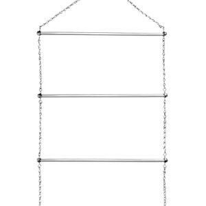 QWORK Deckenhalter für Pferdedecken, 60 cm 304 Edelstahl - robuste Konstruktion mit 4 Stufen und ideal für Satteldecken und Pferdeunterlagen geeignet
