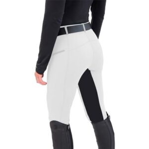 Bequeme Reithose aus Polyester, weiß, 3XL, langlebig und exquisit verarbeitet für verschiedene Reitdisziplinen
