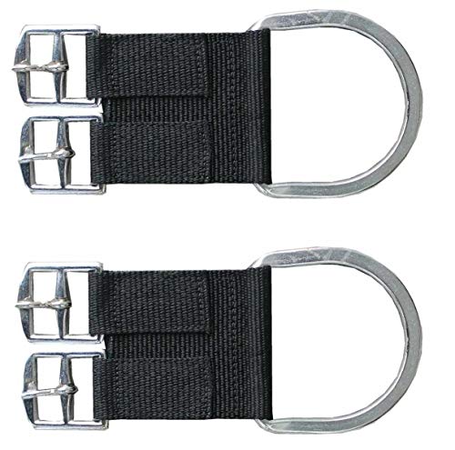 Praktischer Nylon-Adapter für Sattelgurte: 1 Paar 2-Buckle Saddle Girth Converter (Cinch) von Englisch auf Western, hochwertig und langlebig