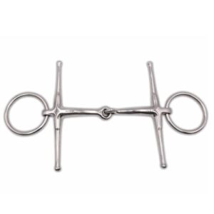 Hochwertige AMKA Trense für Pferde und Ponys aus massivem Edelstahl mit einer Stärke von 15 mm und Ringen mit einem Durchmesser von 55 mm. Ideal für effektives Training.