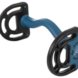 Acavallo Gebiss Sensitive Mullen D in schwarz/blau, Größe 13,5 cm für Pferde