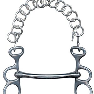 Hochwertiges Fahrgebiss mit beweglichen Seitenteilen für optimale Kontrolle beim Reiten, ideal für Pferdesport und -reiten