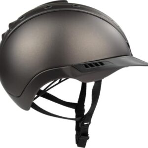 Schutzhelm für Reiter, sicherer Helm fürs Pferdesport, MISTRALL-2 Prime Brown, Größe M