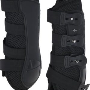 Covalliero Gamaschen CovallieroTherm für Pferde, Keramik Gamasche, Schutz vor Verletzungen, Black, Xfull - maximale Sicherheit und Komfort für Ihr Pferd durch keramische Gamaschen mit stabiler Hartschale und optimaler Durchblutung