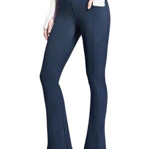 Perfekte Reithose für Damen mit modischem Schlaghosen-Design, antirutsch-silikon-Sitz und zwei Seitentaschen für Pferdeleckerlis und Telefon.