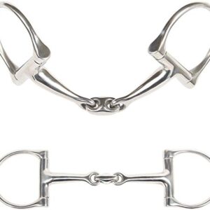 Harry's Horse D-Trense doppelt gebrochen 14mm, geeignet für Pferde mit Größe 13.5 cm