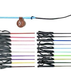 Hochwertige Reitgerte für Kinder mit Gummigriff und Handgelenkschlaufe, ideal für Kinder im Alter von 75 bis 100 cm (90 cm)