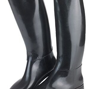 Kerbl Covalliero Reitstiefel Hippo aus Kunststoff, mit Sporenhalterung, schwarz, Größe 41 - hochwertiger Reitschuh mit Textilfutter und leichter Reinigung