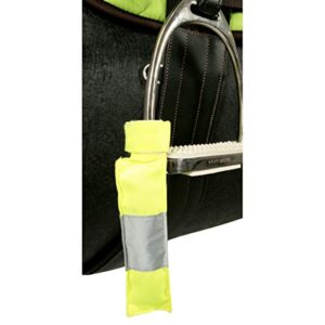 Steigbügelreflektor mit Klettverschluss, erhöhte Sichtbarkeit für Reiter und Pferd bei schlechten Lichtverhältnissen