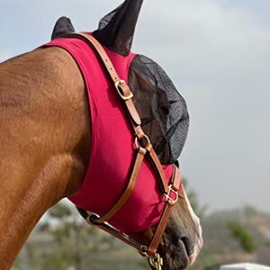 Pferdefliegenmaske, Schutz vor Insektenstichen, weich und komfortabel für Pferde aller Größen und Arten geeignet
