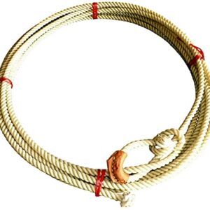 Authentisches Western-Lasso-Rope aus Nylon mit gewachstem Mantel für Ranch Roping und Training