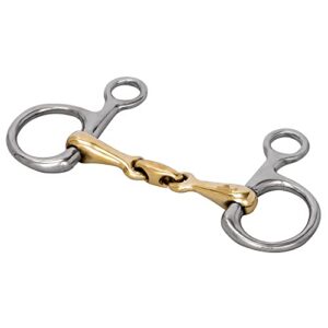 Anatomisches Baucherbiss für Pferde, doppelt gebrochen, stabile Hand, sanftes Maul und miedriger Kontakt