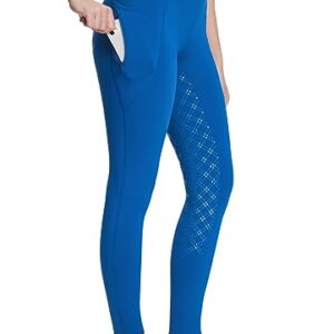 Baleaf Damen Winter-Reithose mit Fleece-Innenseite und Plüscharten-Außenmaterial, Reißverschlusstasche und 2-Zoll-Flow-Rise Bund für einen ergonomischen Sitz