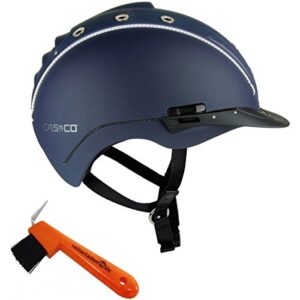 Casco Reithelm Mistrall-2 Marine S-M (55-57cm) mit Hufkratzer für den Reitsport, hochwertiger Helm mit Inmould-Material und Größenraster von XXXS bis XL