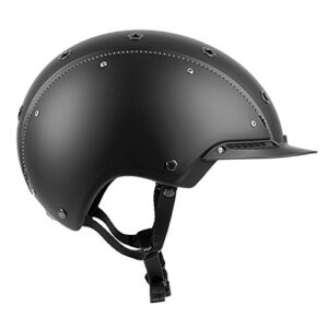 Reithelm von Casco VG1 Champ 3, schwarz, Größe L (58-62 cm) für sicheren Reitsport