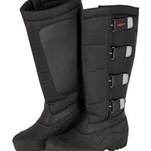 Covalliero Thermostiefel Classic schwarz 38 - Kälteschutzstiefel mit Thermoschutz und wasserdichter Synthetiksohle