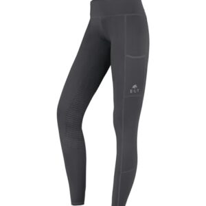 ELT Thermo-Reitleggings in Asphalt, Größe 44 - Warme und bequeme Reitleggings für kalte Tage